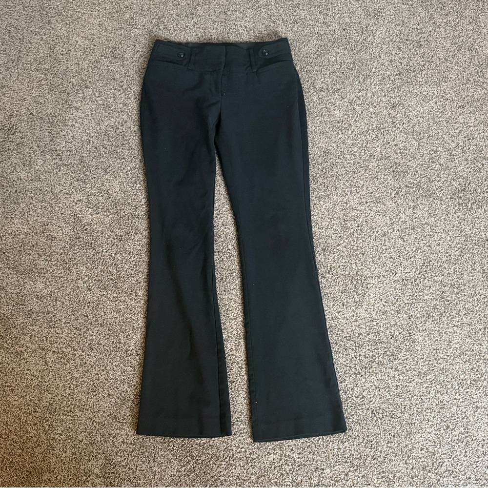 Candie's Black Women's Trousers with Slight Flare